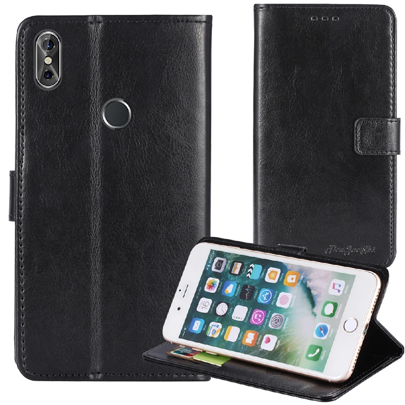 TienJueShi Deluxe Durable High quality PU Protection Leather Cover Phone Case For HomTom H5 5.7 inch Shell Wallet Etui Skin | Мобильные