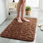 Домашний коврик для ванной, Нескользящие впитывающие коврики из пены с эффектом памяти