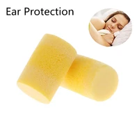 20pcs reusable sponge soundproof earplugs noise blockerfilter ear plugs earmuffs sleeping travel work safety ear protection