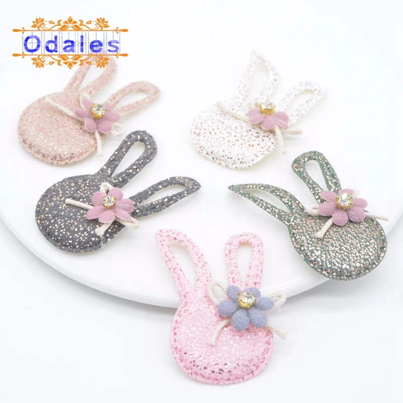 20 шт цветок в Корейском стиле патчи домашние кролик аппликации поделки своими