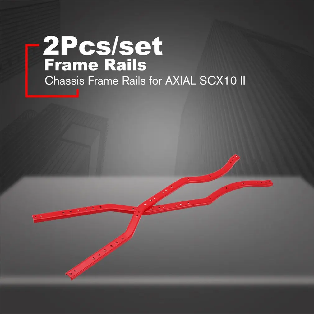 

2Pcs/set Steel Chassis Frame Rails For AXIAL SCX10 90027 SCX10 II 90046 90047 RC Car Crawler Truck Vehicle Model Parts