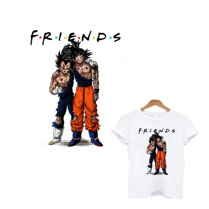 Термотрансферные виниловые наклейки для одежды Best Friends нашивки аниме|Заплатки| |