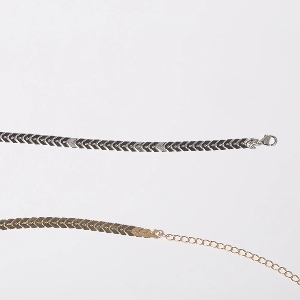 Модная цепочка на талию со стрелками для женщин пояс платья подвески