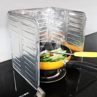 creative kitchen tools accessories supplies stove heat insulation splash hot oil baffle
