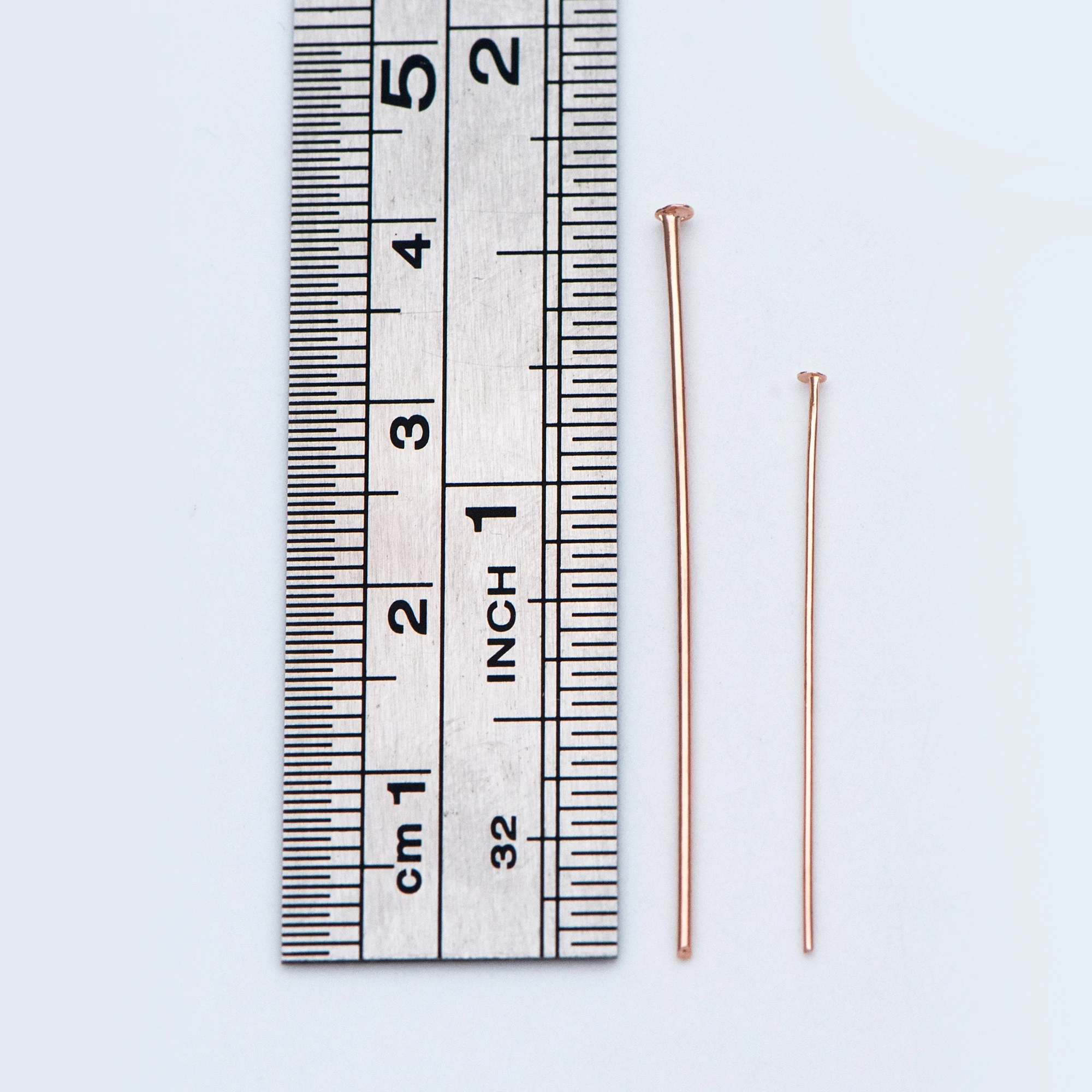 Латунные шпильки с покрытием из розового золота 30x100 мм 0 5 шт.