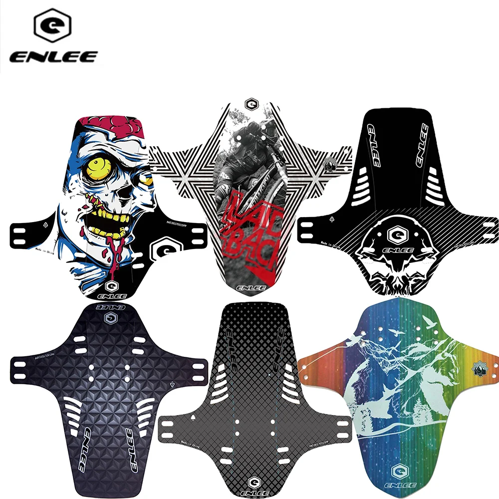 

1SET MTB Road Fender Mountain PP5 Environmental Protection Plastic Bicycle Front Rear Fender Mudguard Road Cycling MTB Fender
