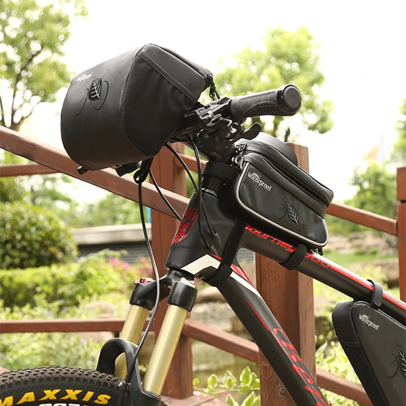 Сумка для велосипеда передняя велосипедная сумка с креплением на руль
