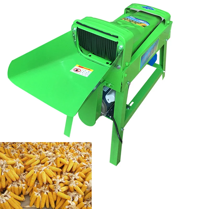 

Small sweet corn thresher electric maize sheller machine for farm made