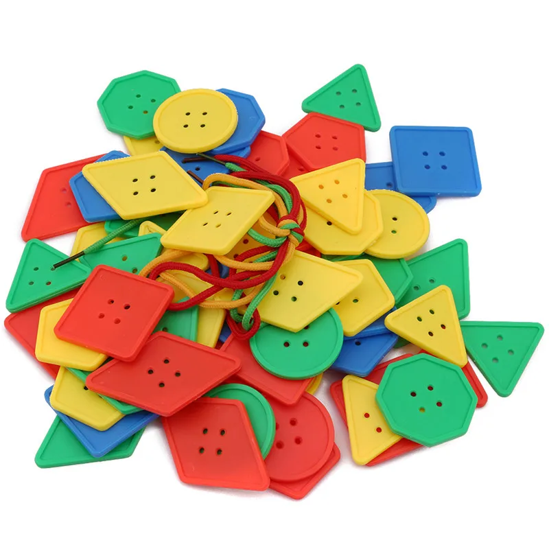 

Популярные игрушки для детей, пуговицы для резьбы, Обучающие головоломки Tangram, логическая игра, координация рук и глаз для дошкольников