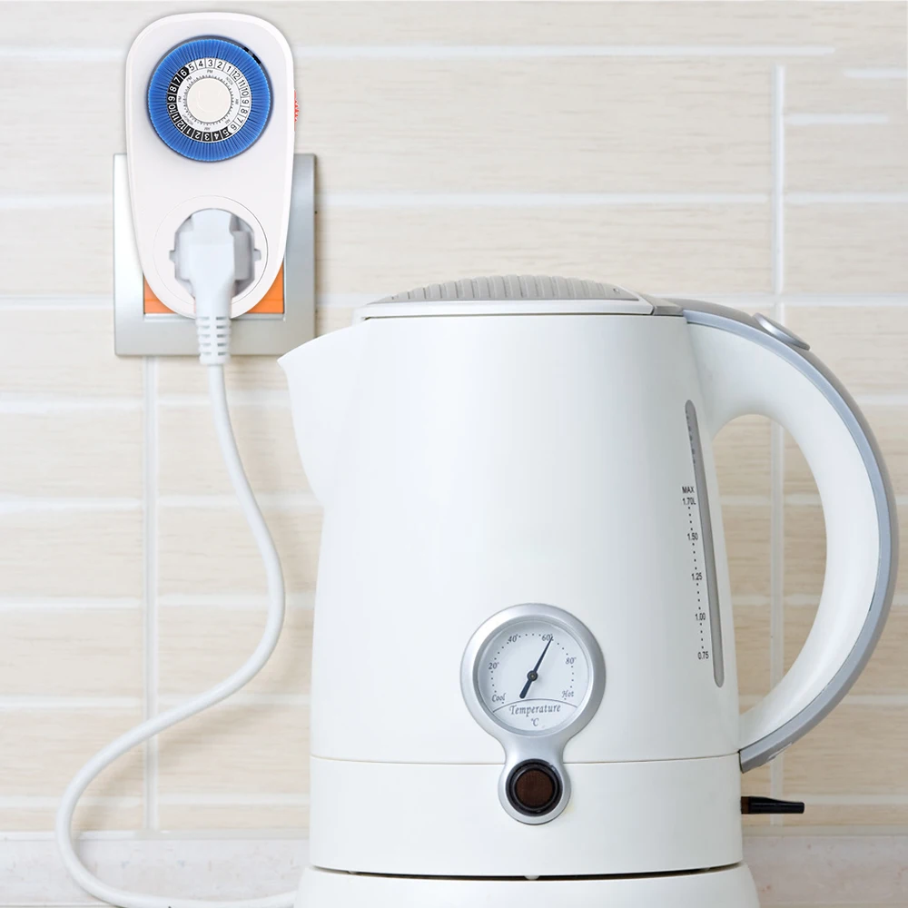 24-часовой циклический таймер переключатель кухонный выходная петля