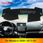 Противоскользящий коврик для Mazda 6 2008  2013 GH, накладка на приборную панель, Солнцезащитный коврик, аксессуары для автомобиля 2012 2011 2010 2009, чехлы для стайлинга