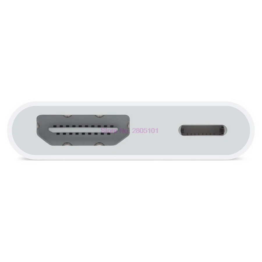 Dhl или fedex 100 шт. Lighting AV HDMI/HDTV TV Цифровой Кабель адаптер для iPad в HDMI iphone 5 5S 6 6s 7