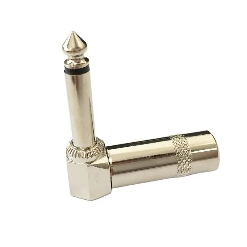 6.35mm Male Right Angle Connector Mono Ssolding Plug 90-Degree | Обустройство дома