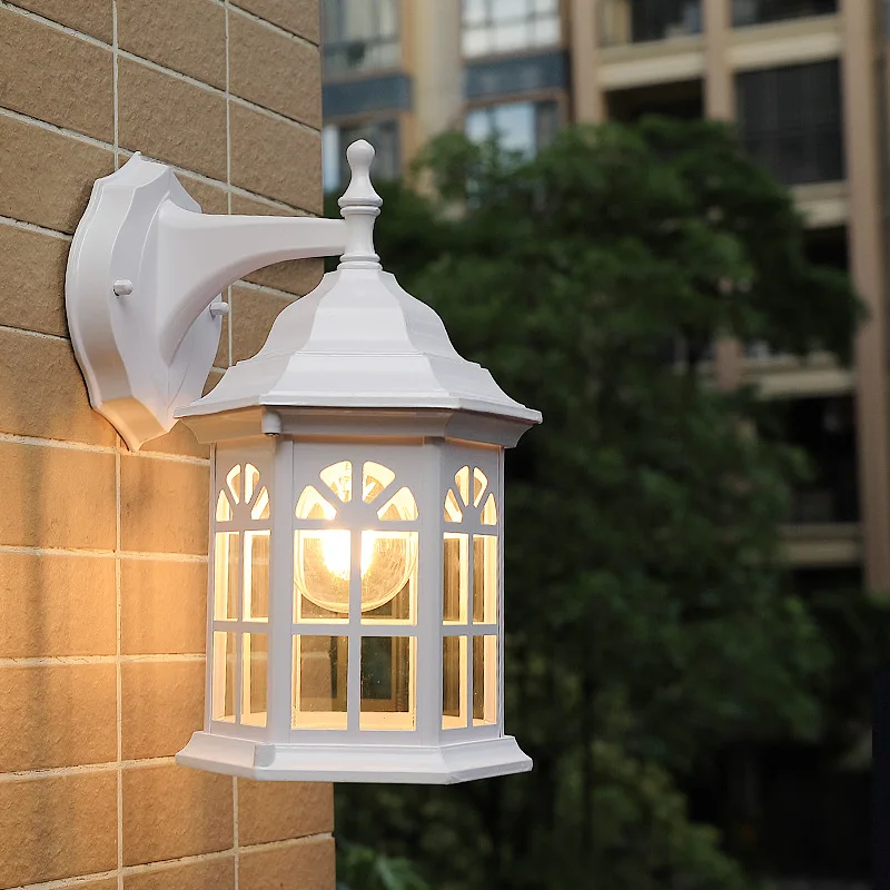 

Retro LED Wall Lamp for Outdoor Waterproof Wall Sconce Corridor Garden Courtyard Aisle Porch Indoor Lighting Living Room Light