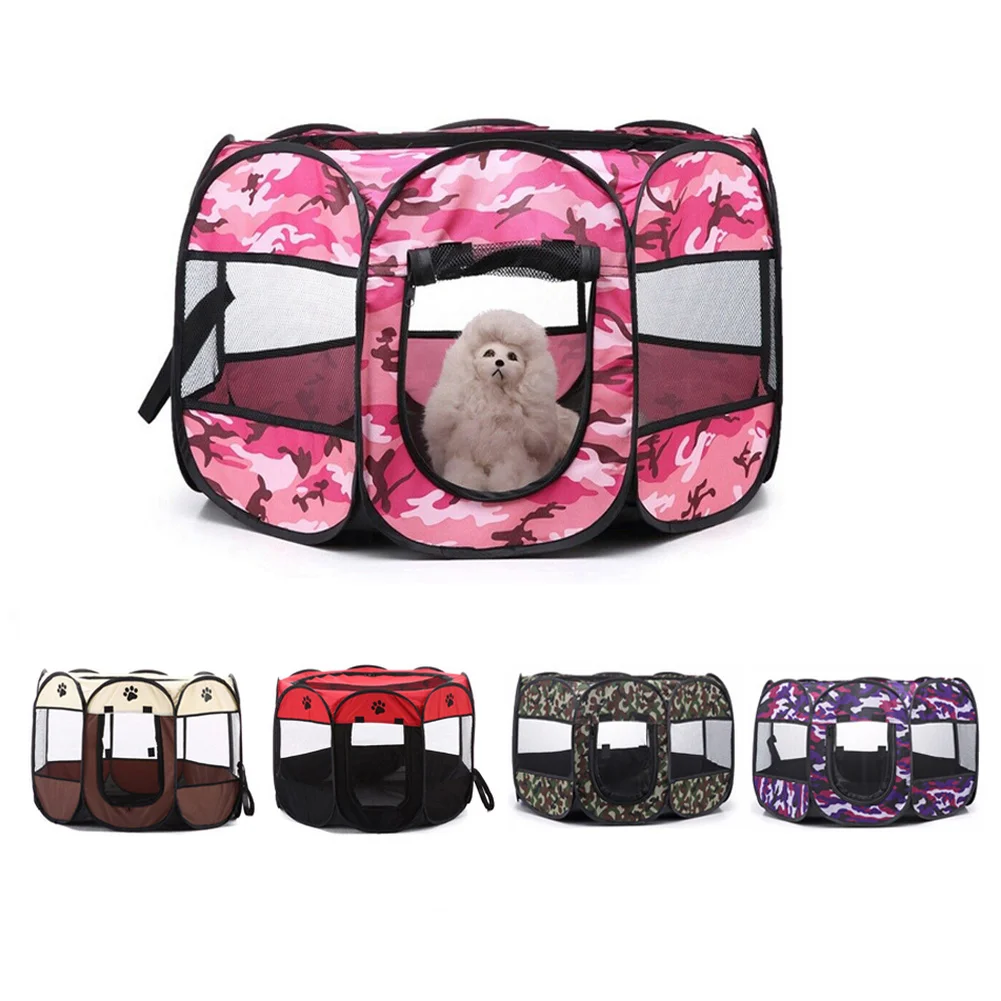 

Портативные уличные питомники заборы собачий тент домики для маленьких больших собак складной детский манеж домашняя клетка для щенков ящ...