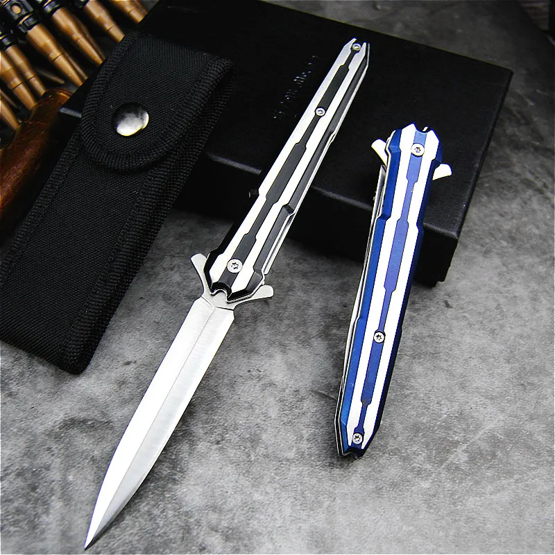 Японский острый складной нож 9 дюймов уличный североамериканский охотничий