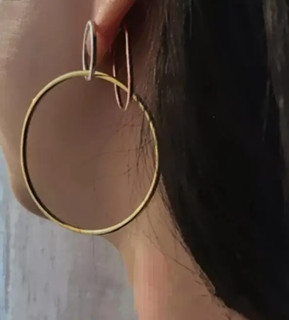 Женские серьги гвоздики геометрической формы в стиле K POP|circle stud earrings|stud earringsearrings