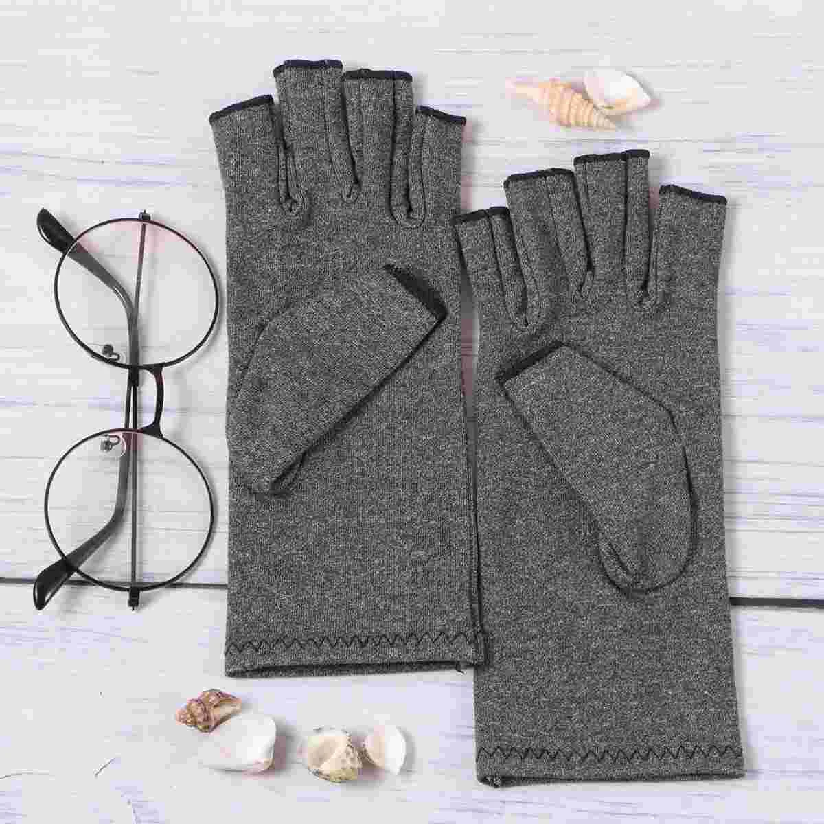 

Unisex Arthritis Non-slip Open Finger for Tendonitis Carpal Tunnel Size