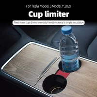 non slip durable car water cup slot for tesla model 3 model y 2021 central control armrest box holder interior accessories