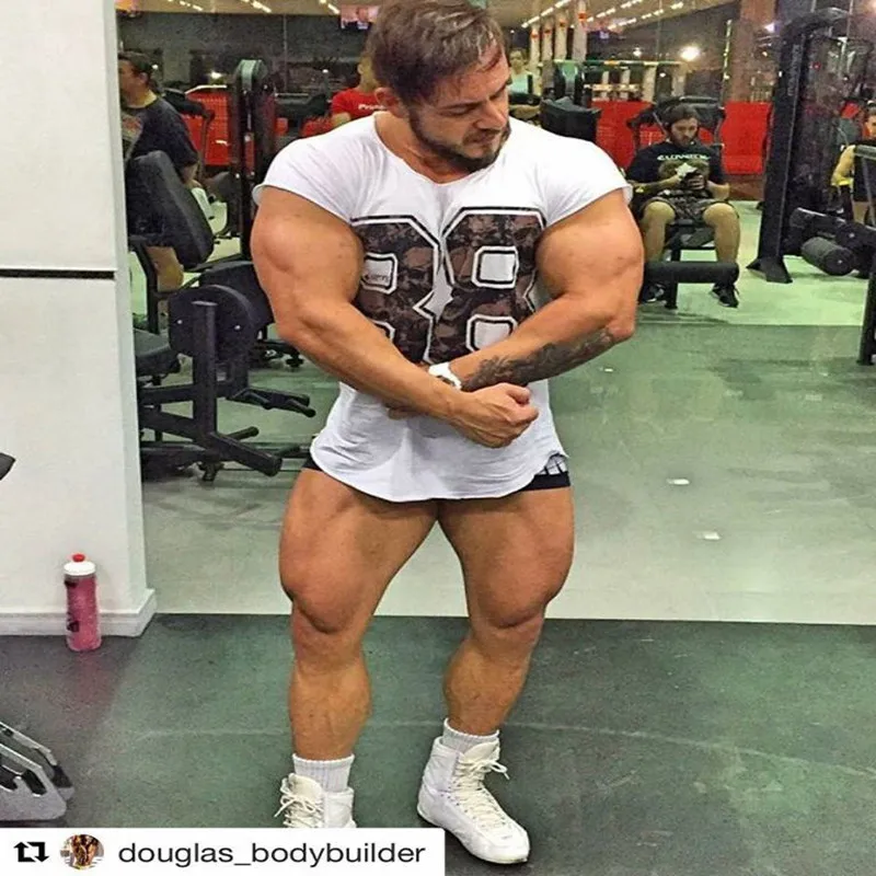 Футболка мужская хлопковая с коротким рукавом стильная тренировочная рубашка