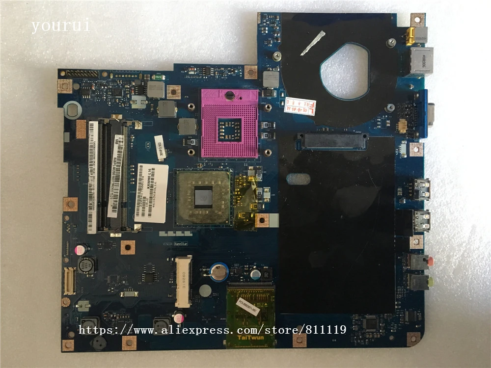 Yourui оригинал для материнская плата ноутбука Acer aspire E525 E725 5732Z KAWF0 LA 4851P MBPL402001 тест