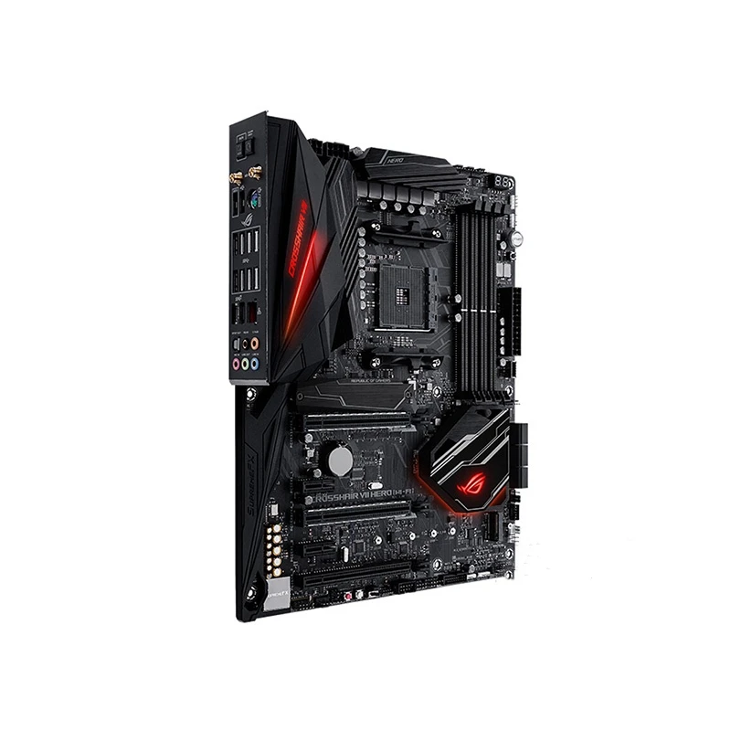 Материнская плата для б/у ASUS ROG CROSSHAIR VII HERO (Wi-Fi) разъем AM4 AMD X470 X470M оригинальная