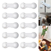 15pcs drawer cabinet cupboard baby safety locks kids plastic infant protection