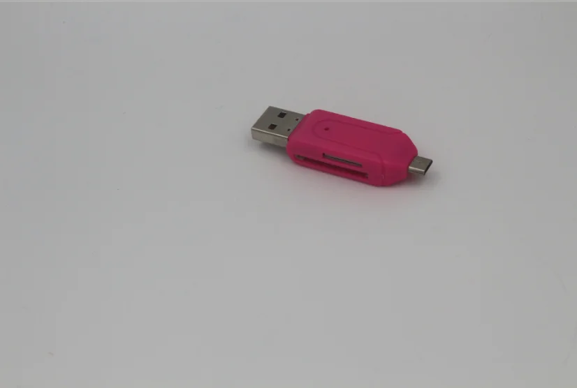 SR 2 в 1 USB OTG кард ридер Универсальный Micro TF/SD телефон удлинительные разъемы адаптер