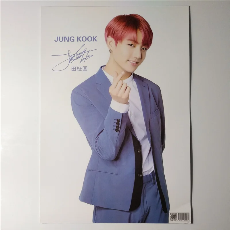 8*(42x29 см) Новые Bangtan Boys Jung Kook плакаты настенные наклейки подарок