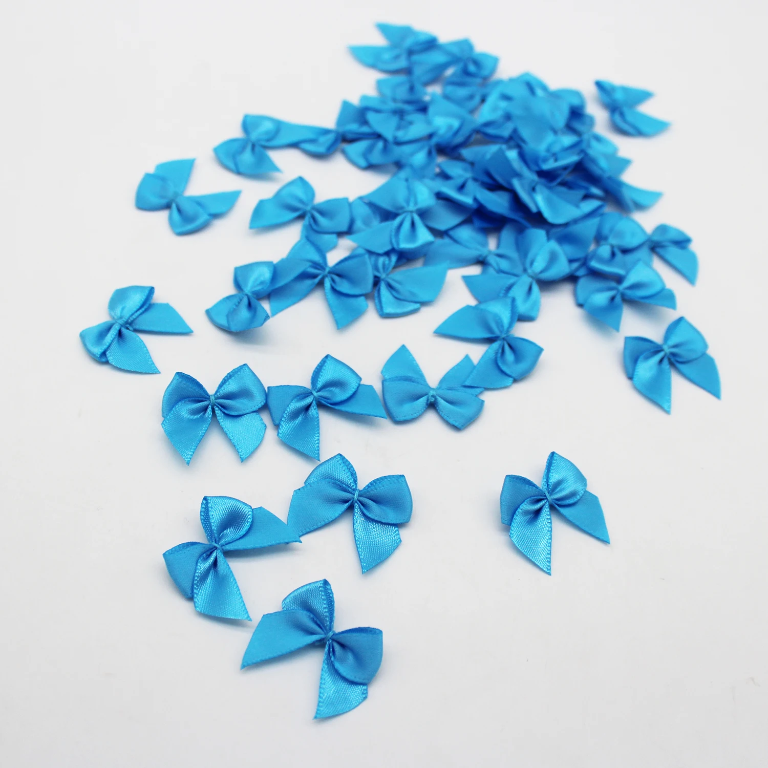 Атласные банты из ленты 50 шт. 1 дюйм маленькие для рукоделия сделай сам аксессуары