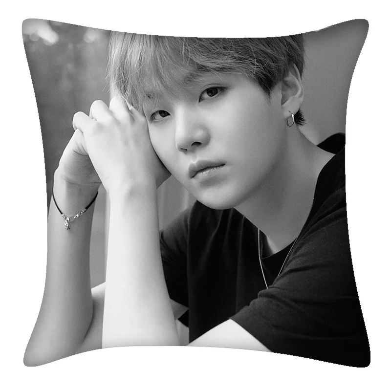 KPOP Bangtan мальчики календарь плакат фото Подушка Наволочка карта душа Persona двухсторонняя подушка JUNG KOOK 40*40 см H97