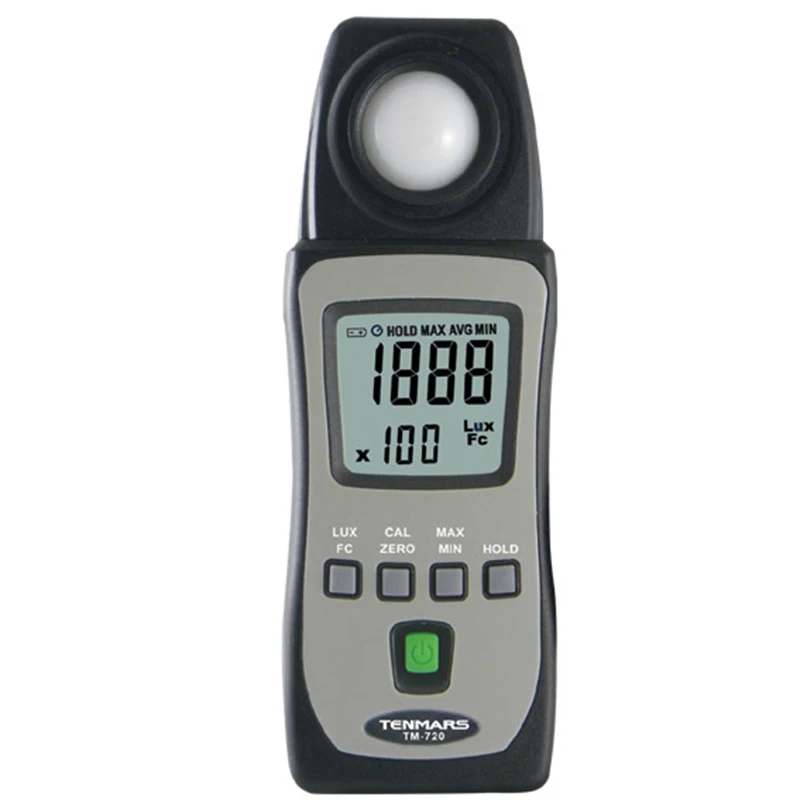 Легкий измеритель TENMARS TM-720 Pocket Size LUX/FC Измерение интенсивности освещения дисплеев