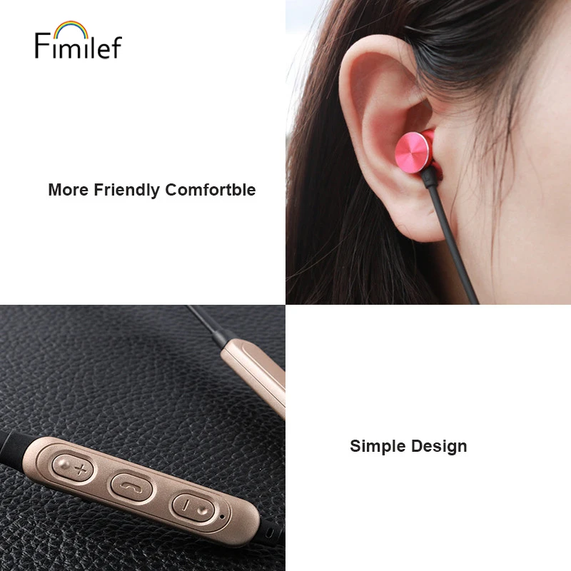 

Bluetooth Earphone Sports Wireless Earphones Stereo Bass Noise Cancelling Magnetic Bluetooth Headset for Phone Xiaomi iPhone