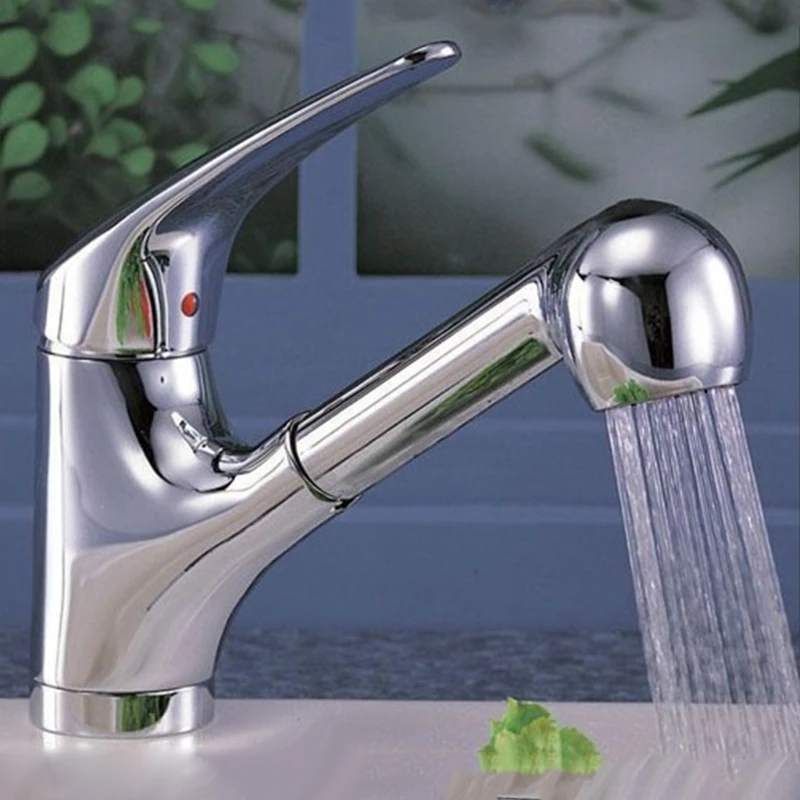 

2 Functions Kitchen Bathroom Faucet Pull Out Sprayer Nozzle Water Saving Filter