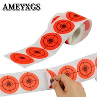 1roll archery target paper shooting practice target sticker 2inch self adhesive indoor outdoor hunting bow and arrow accessories