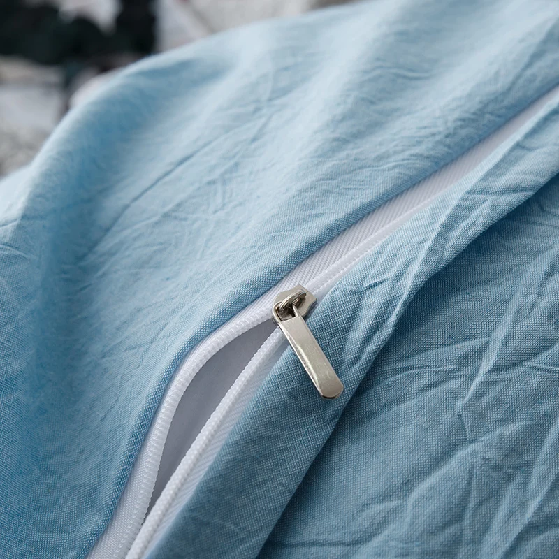 

4Pcs All cotton foam AB sides Luxury Bedding Sets/Bedclothes King Queen size Duvet Cover Bed Sheet Linens set Pillowcases