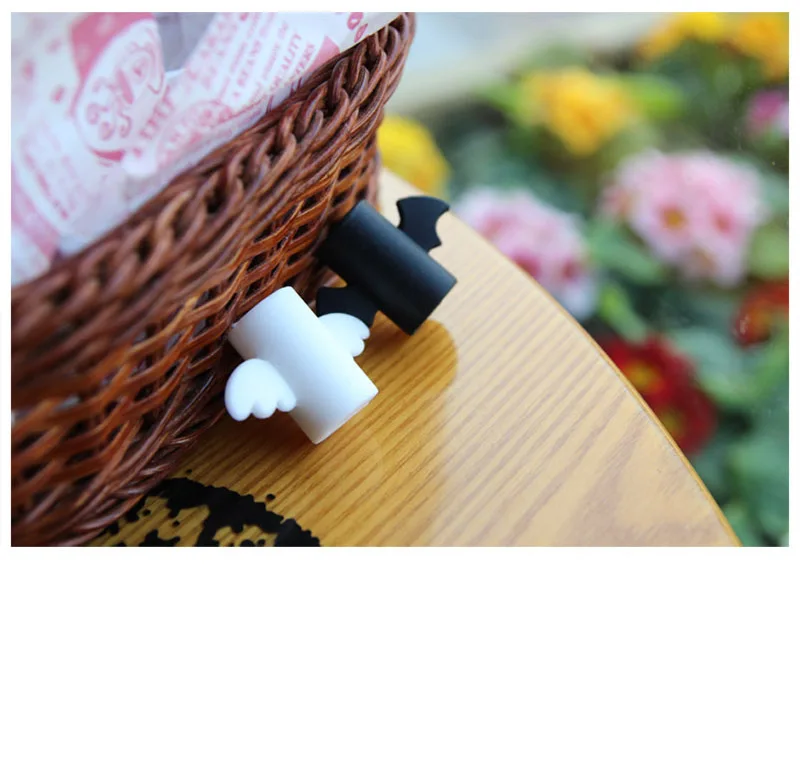 Один комплект защита USB-кабеля для передачи данных в форме крыльев Ангела от