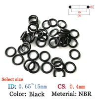 cs 0 4mm fluoro rubber o ring 50pcs washer seals plastic gasket silicone ring film oil and water seal gasket nbr material o ring