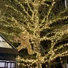 10 м рождественские украшения для елки 2020 Рождественское украшение светодиодная гирлянда светильник рлянда вилка ЕвропаСША соединясветодиодный светодиодная фея