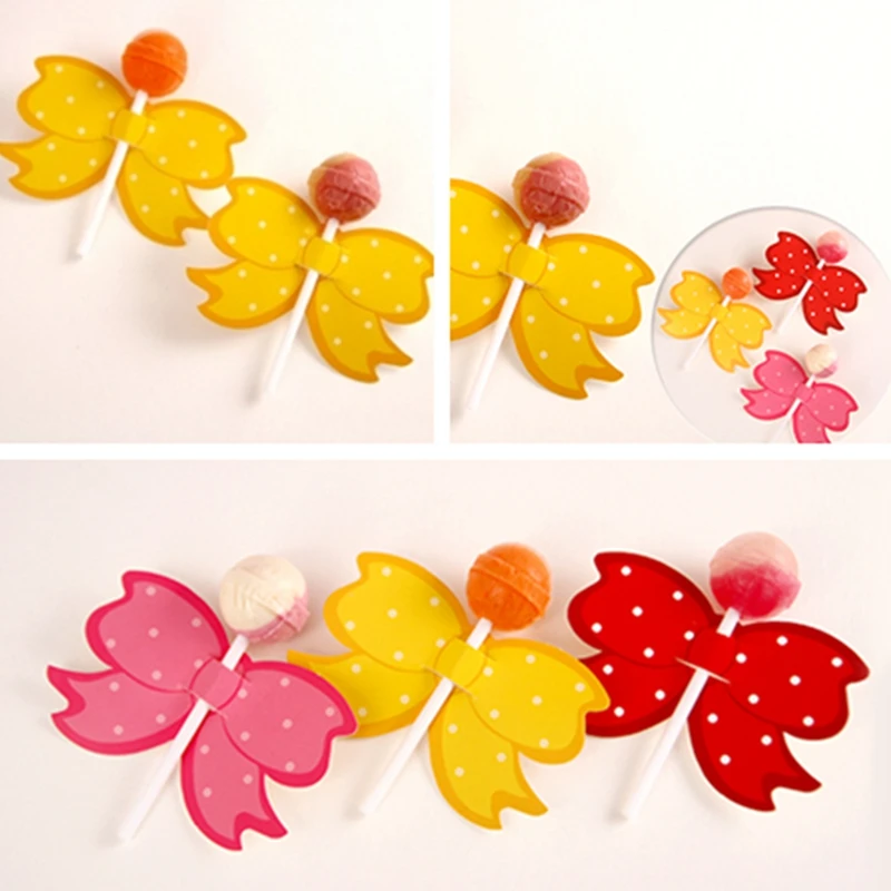 Бумага для леденцов бант конфеты Мультяшные подарки вечерние украшение Детская