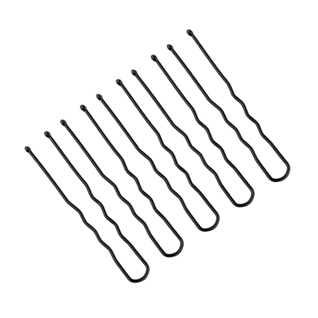 100 ПК 3 Размеры волос кухонное завитое U-образный булавка заколка для салон ручка