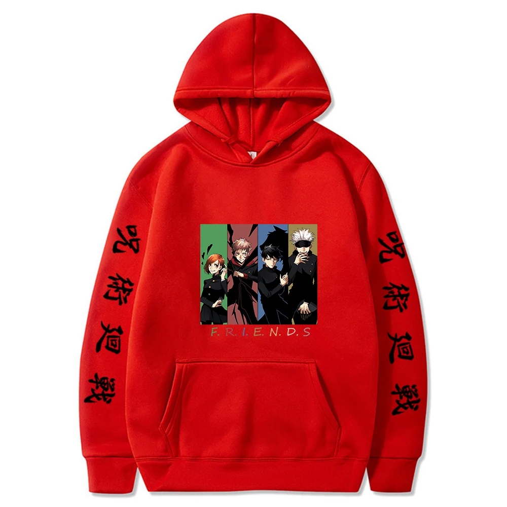 

Jujutsu Kaisen Hoodies 2021 Autumn Fashion Ladies Streetwear Loose Sweatshirt Female Pullovers Men