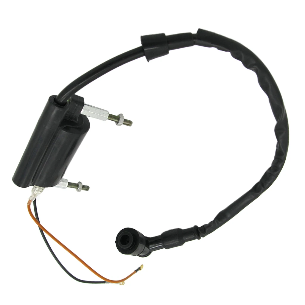 Катушка внешнего зажигания с колпачком свечей подходит для Kawasaki Bayou 300 KLF300 86 04 ATV