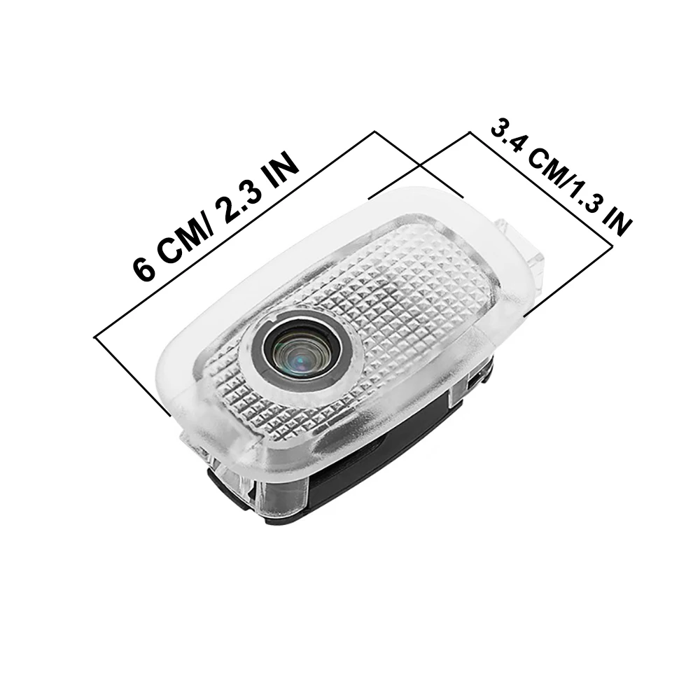 2 предмета для Mercedes Benz AMG W221 S Class светодиодный машинные дверные лого Декор