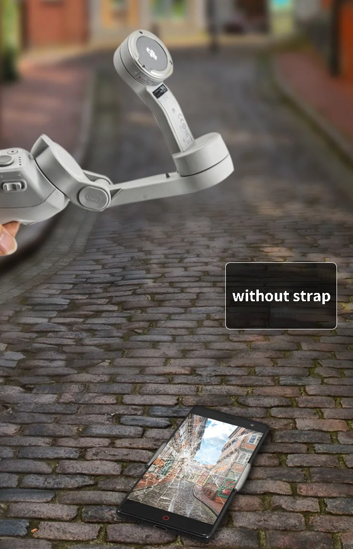 Магнитный держатель для телефона DJI OM 5 ремешок с защитой от потери Osmo Mobile 4 SE