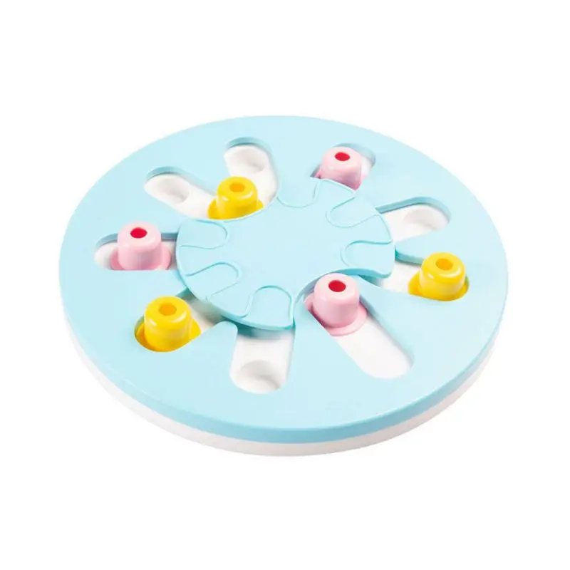 

Pet Slow Feed Bowl Leak Food Training Puzzle Dog Toy Dispenser Board Basin