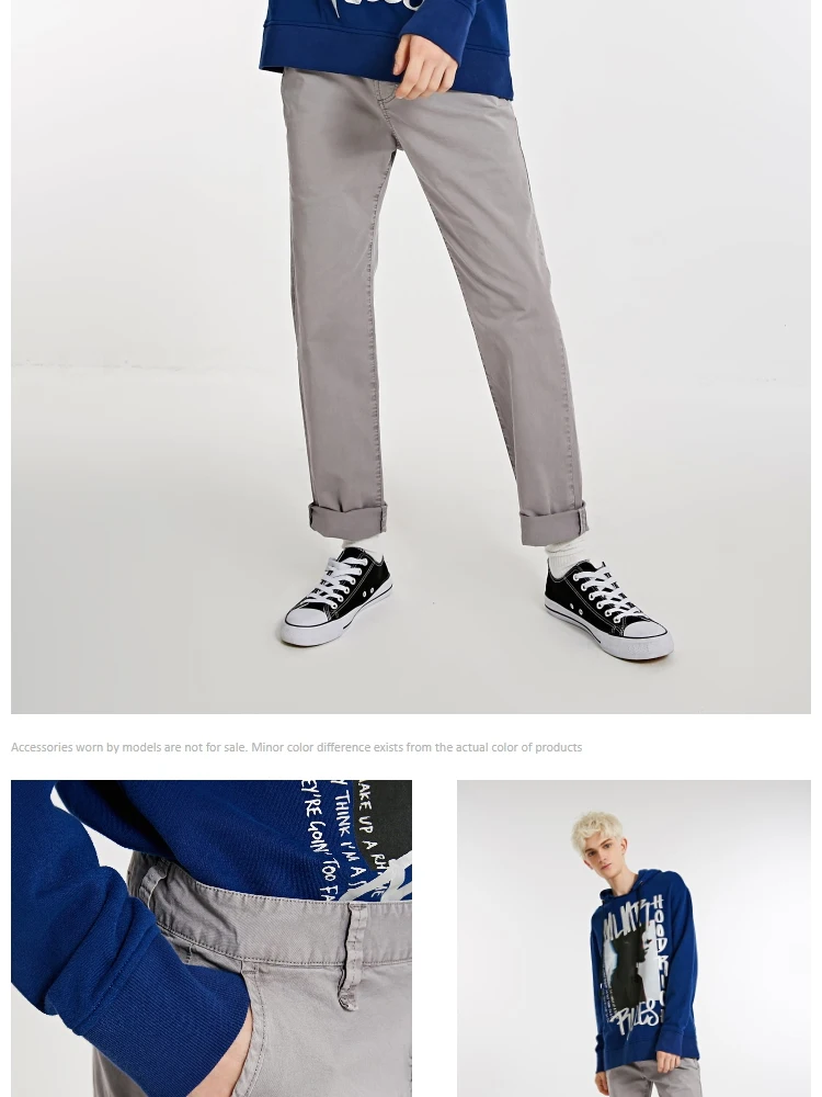 JackJones мужские хлопковые повседневные эластичные брюки мужская одежда 218314552