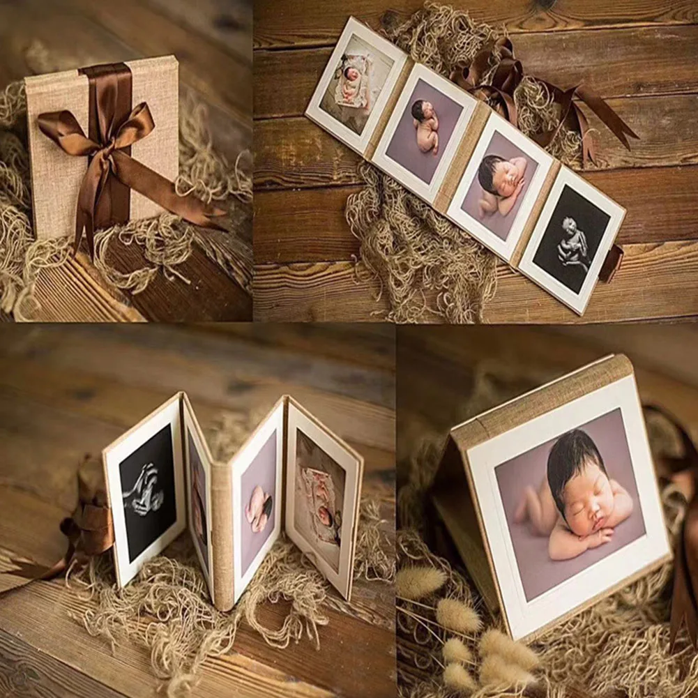 С лентой складные Свадебные вставки типа DIY скрапбук книга памяти ручной работы