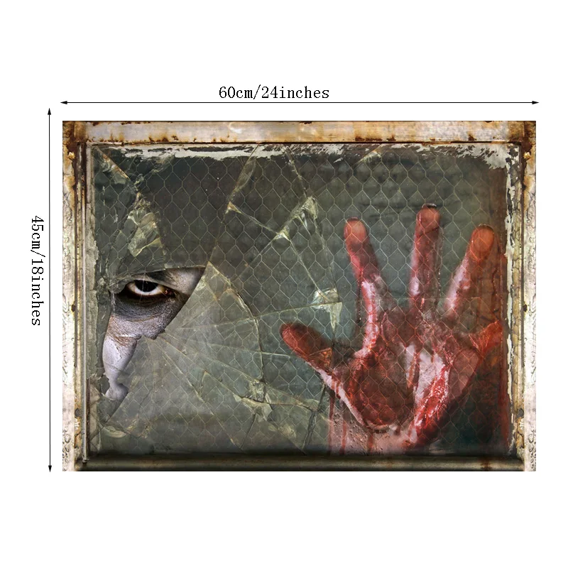 Украшение на Хэллоуин 3D наклейки стену с призраками съемные настенное искусство
