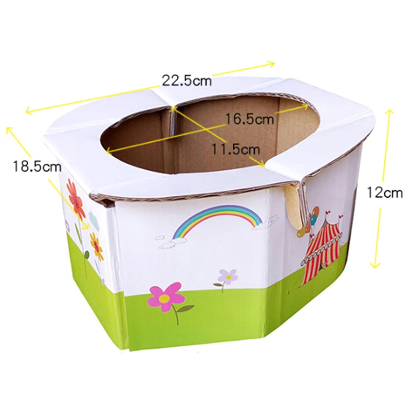 Дети портативный складывающийся горшок сиденье для девочек или